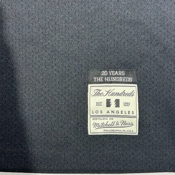 The Hundreds Black Basketball Jersey Size L MSRP $150 Mitchell & Ness NWT - Picture 3 of 7